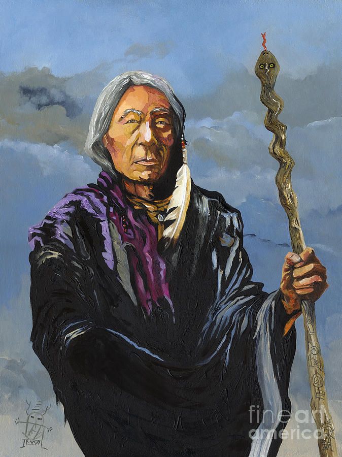 674x900 Shaman Painting - Shaman Painting