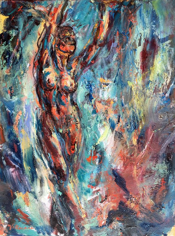 589x792 Shaman By Judy Volkmann - Shaman Painting