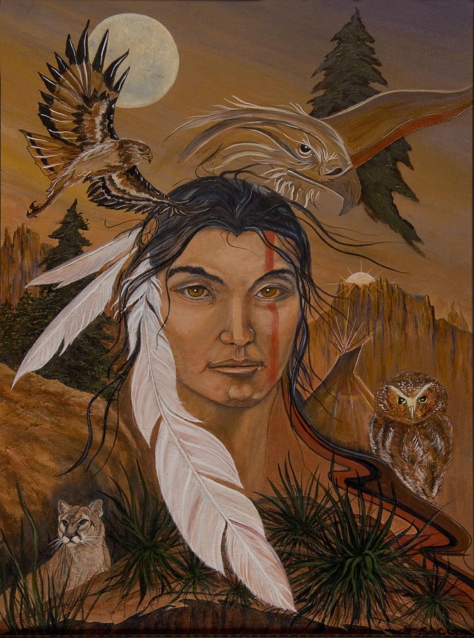 Shaman Painting at PaintingValley.com | Explore collection of Shaman ...