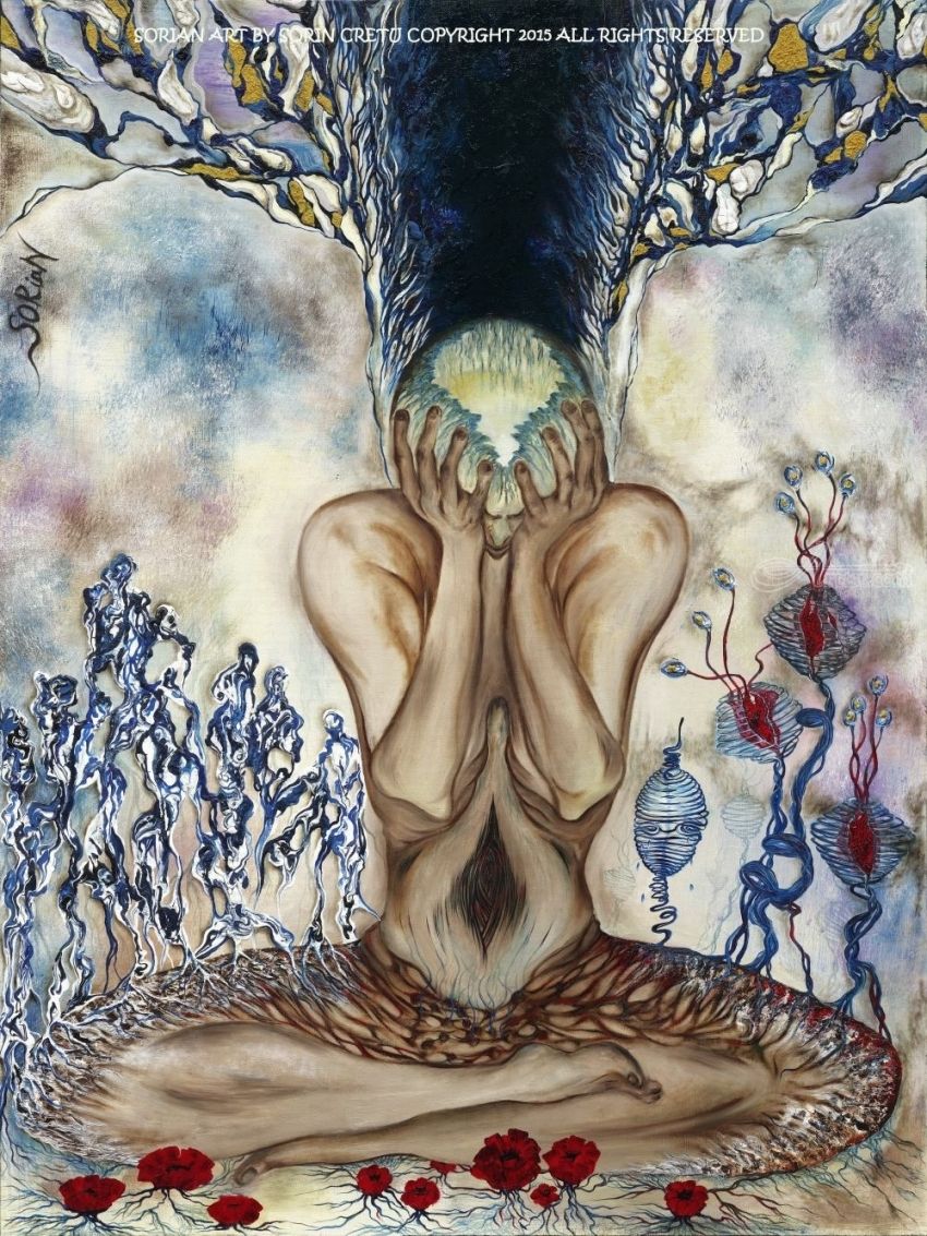 850x1133 Visions Of A Shaman 2 Paintings By Sorian Art - Shaman Painting