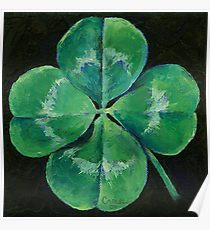 210x230 Shamrock Painting Amp Mixed Media Posters Redbubble - Shamrock Painting