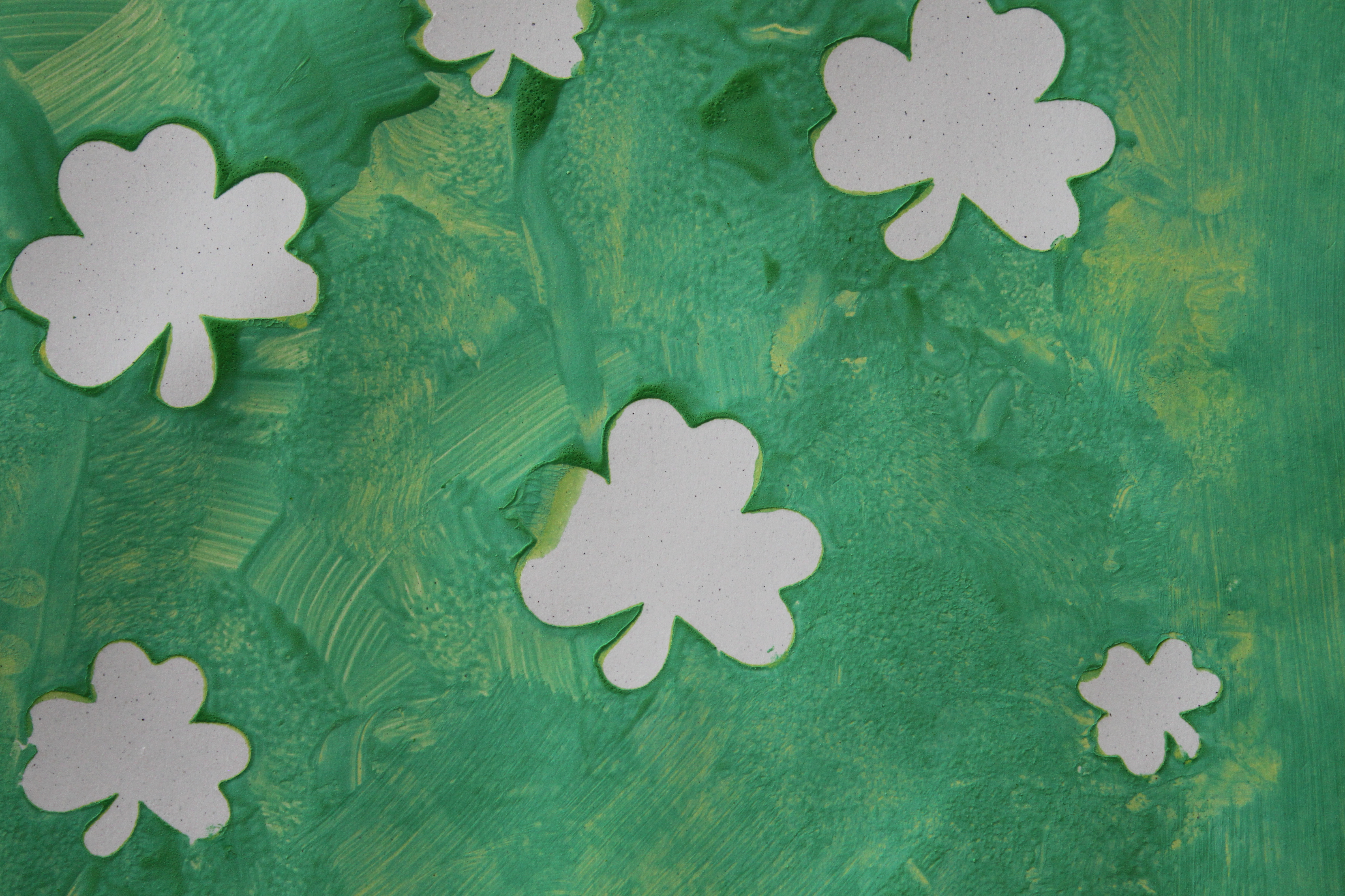 4752x3168 Shamrock Paintings - Shamrock Painting