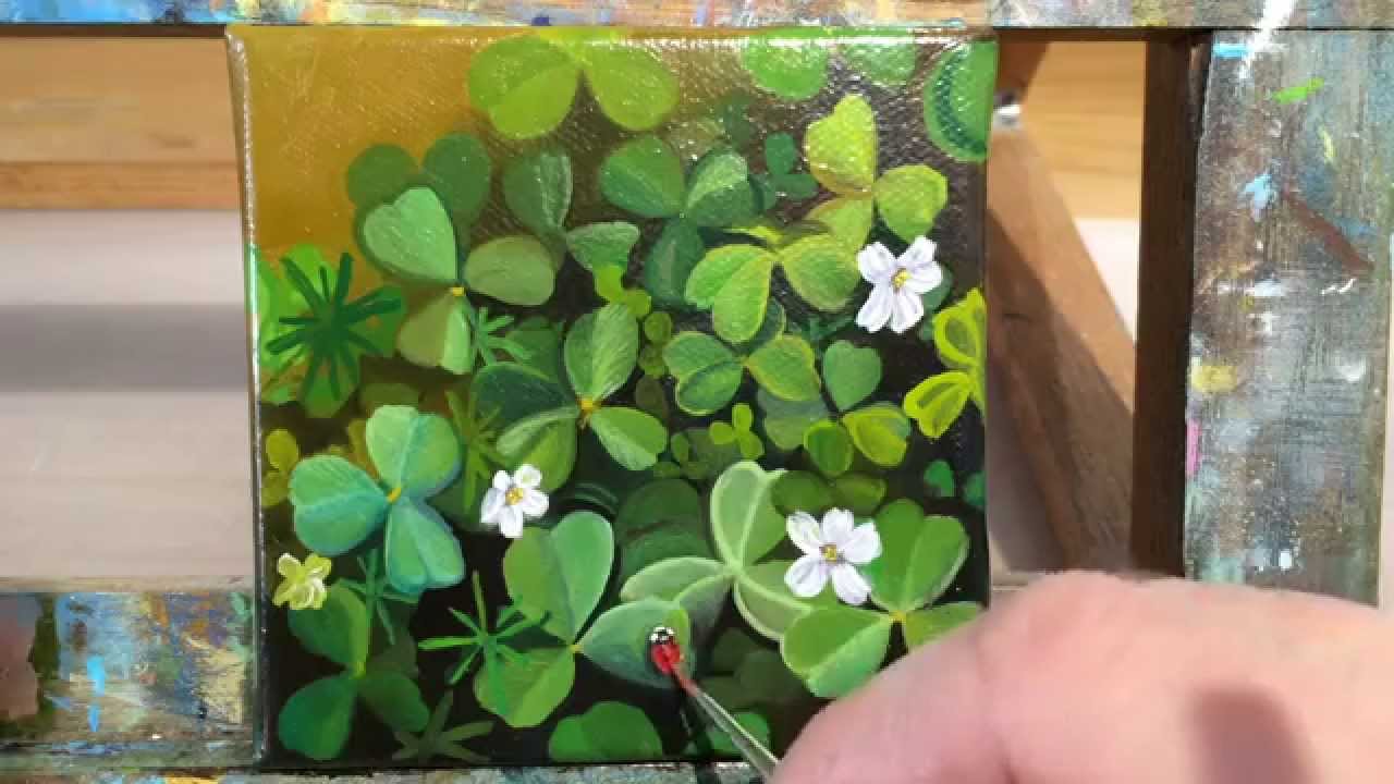 1280x720 Speed Painting - Shamrock Painting