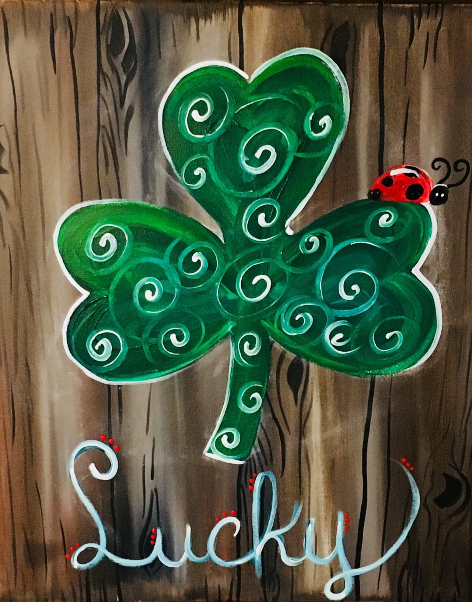 Shamrock Painting at PaintingValley.com | Explore collection of ...