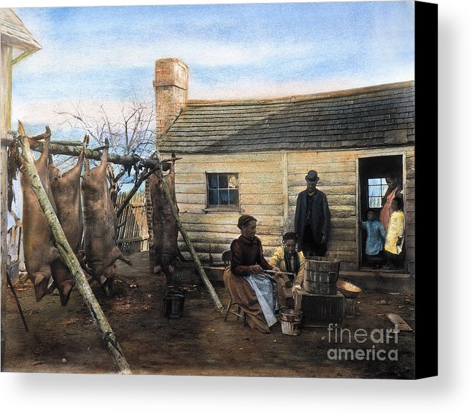 678x594 Sharecropper Family, 1900 Canvas Print Canvas Art By Granger - Sharecropper Painting