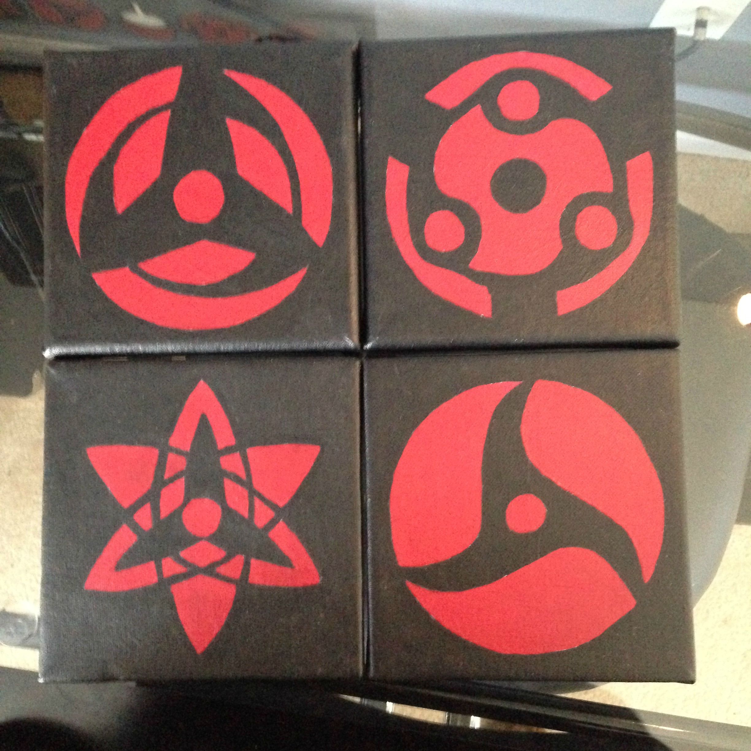 2448x2448 Mangekyou Sharingan Painting Finished Product - Sharingan Painting