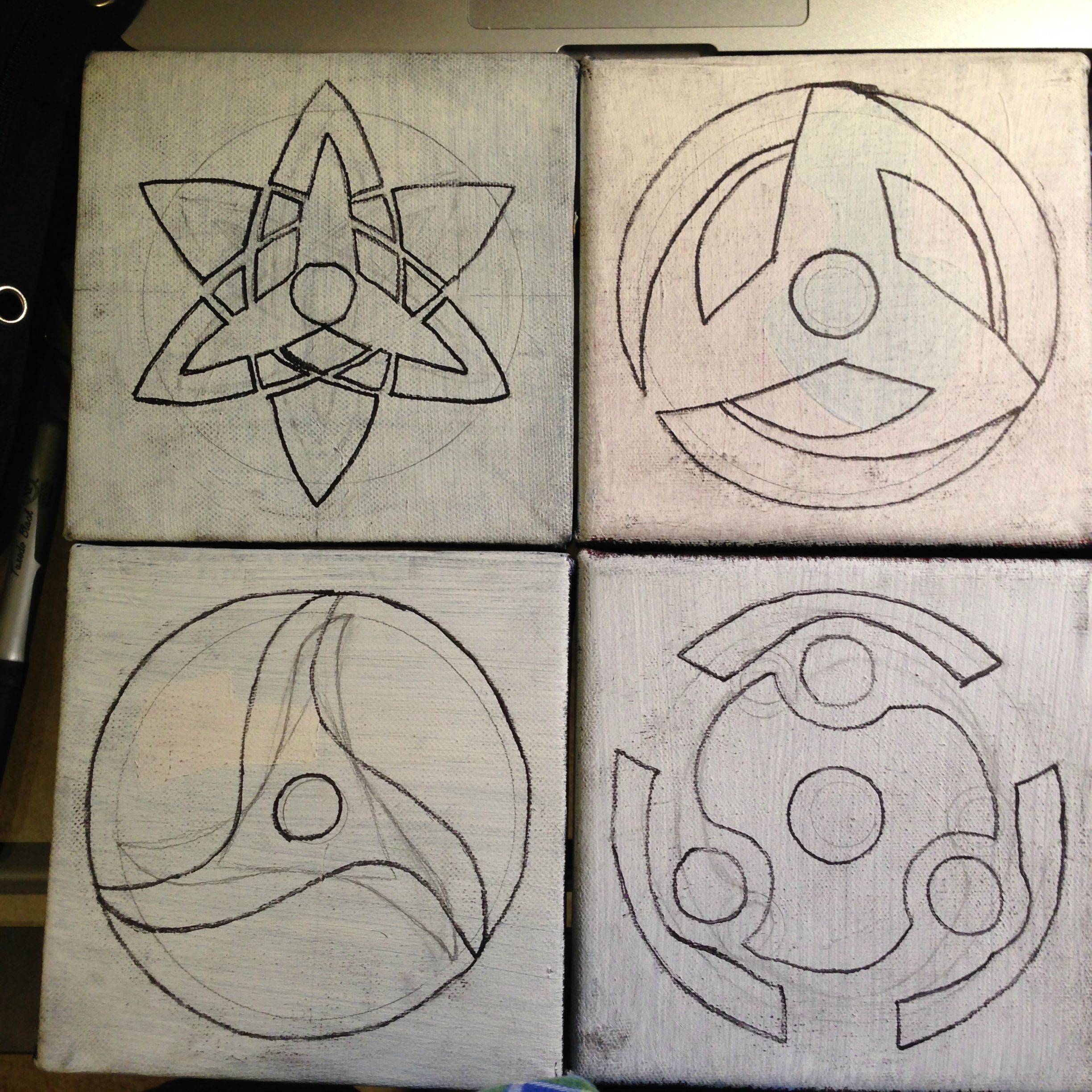 2447x2447 Mangekyou Sharingan Painting - Sharingan Painting