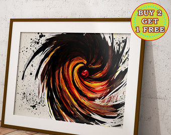 Sharingan Painting At Paintingvalley Com Explore Collection Of