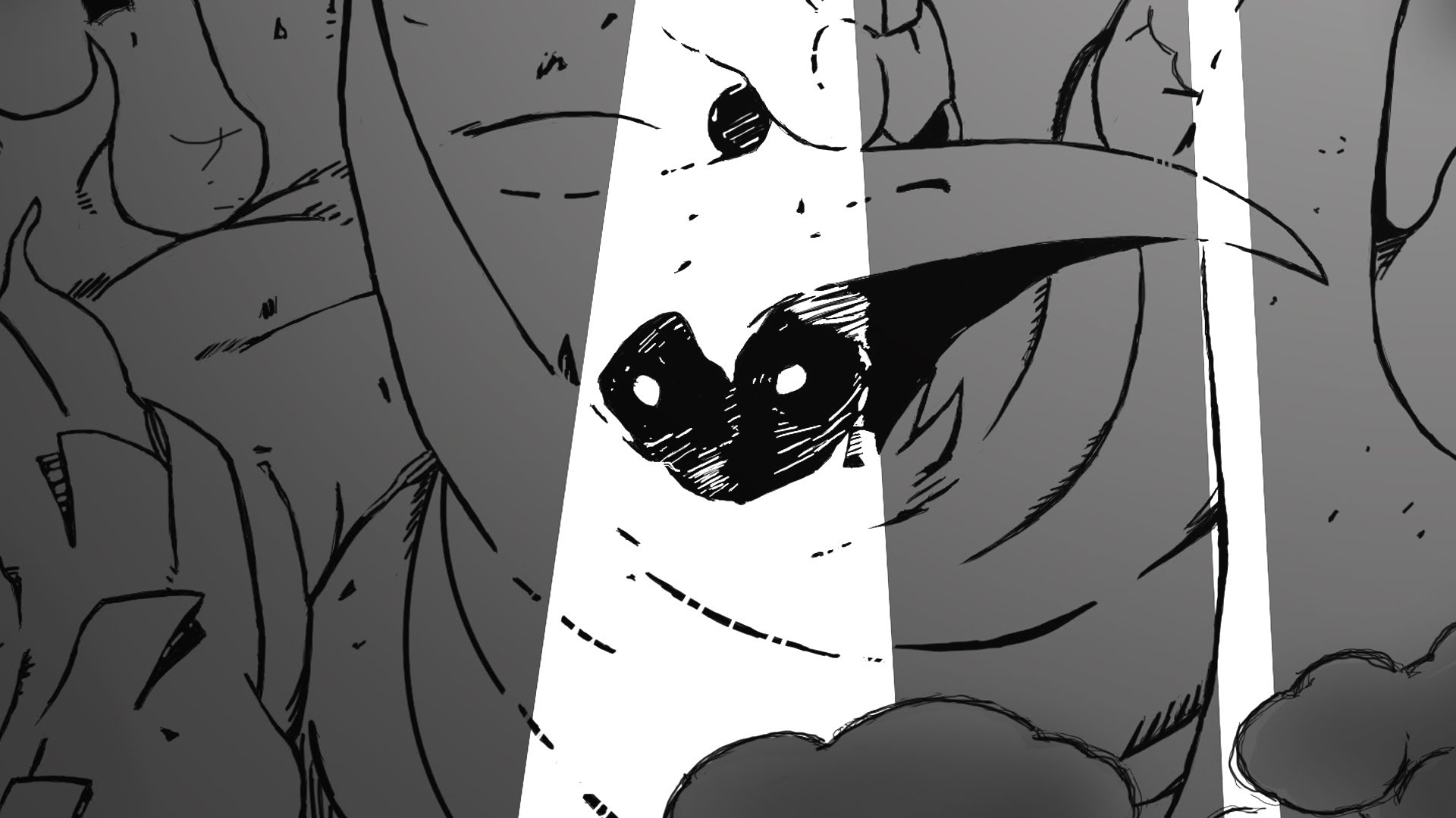 1920x1080 Speed Painting - Sharingan Painting