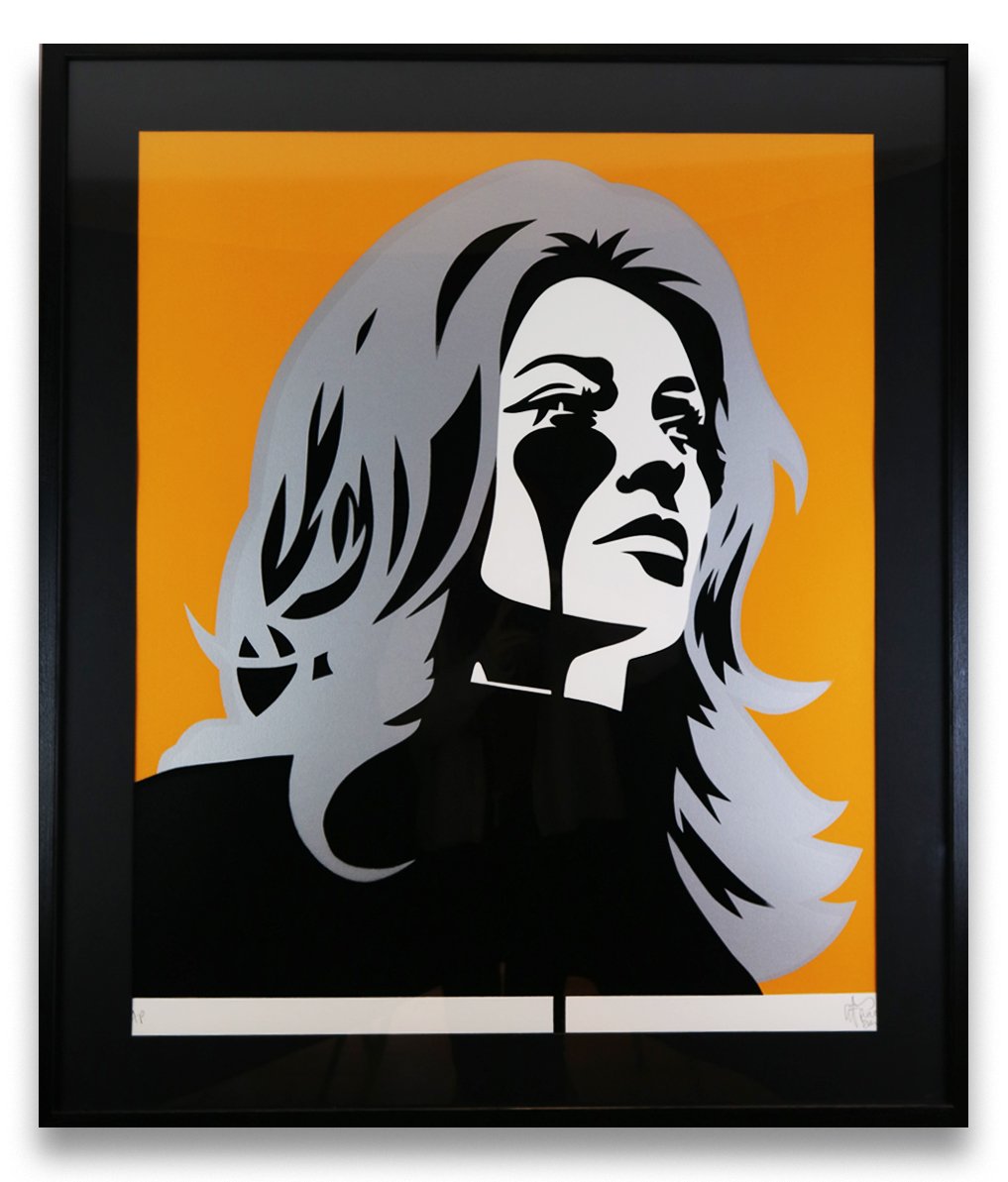 1017x1193 Pure Evil - Sharon Tate Painting