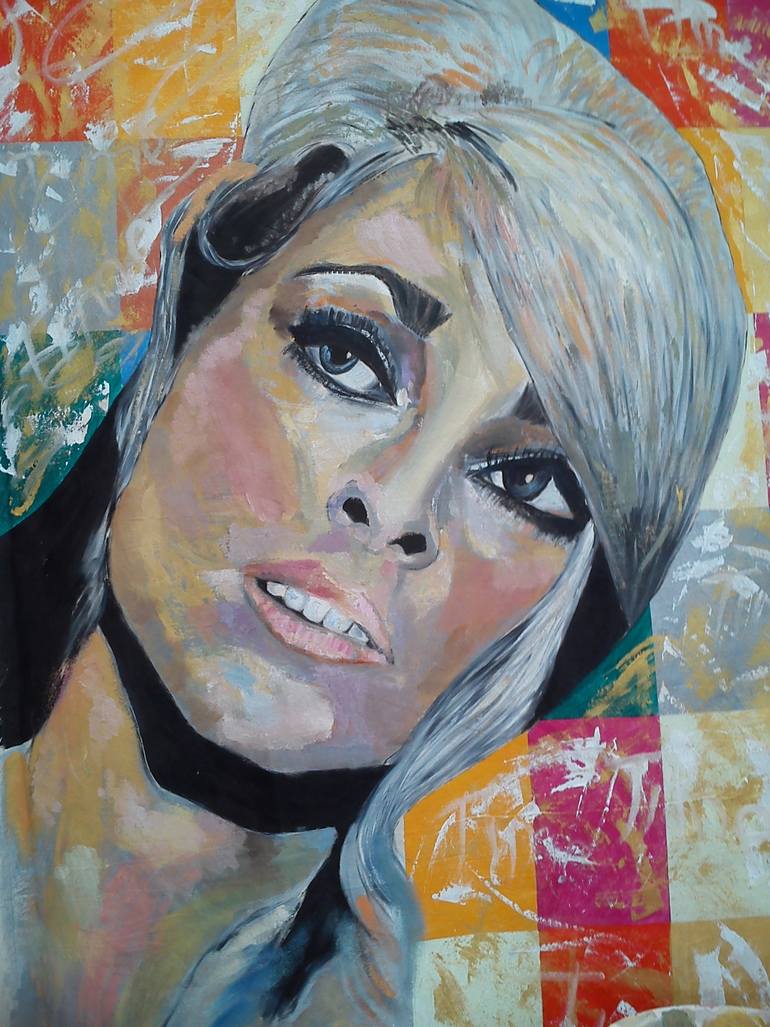 770x1027 Saatchi Art Sharon Tate Painting By Victoria Milner - Sharon Tate Painting