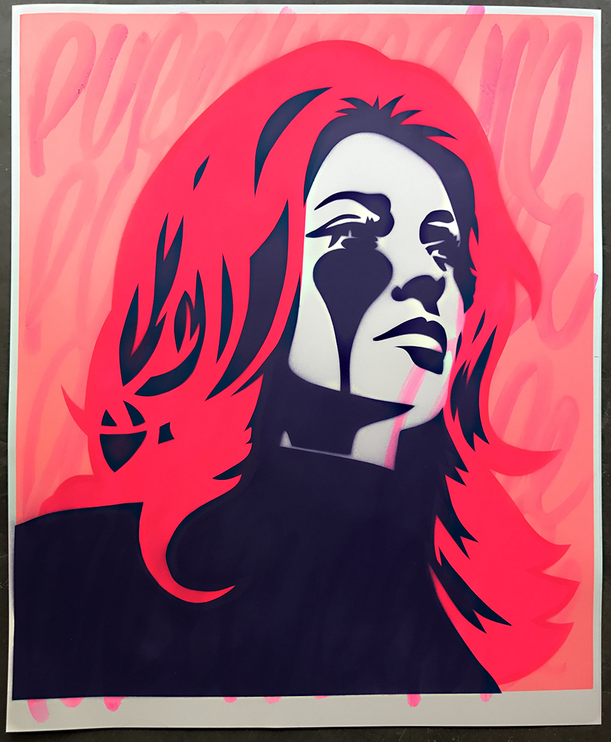 890x1080 Sharon Tate Pure Evil C.a.v.e. Gallery - Sharon Tate Painting