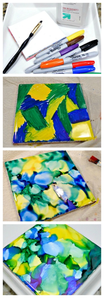 358x1024 How To Paint With Sharpies And Alcohol - Sharpie Painting