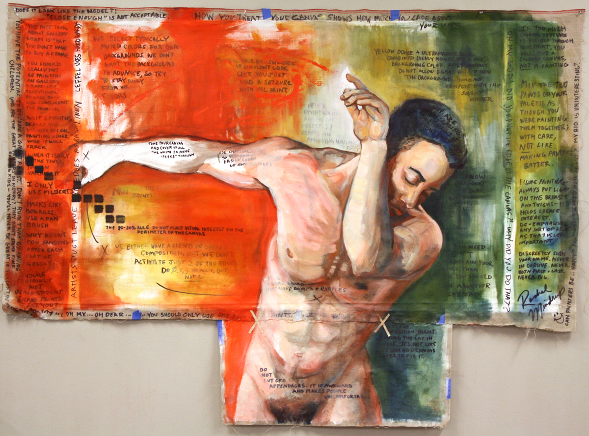 1200x888 Rachel Mindrup Oil Paintings Figurative Works - Sharpie Painting