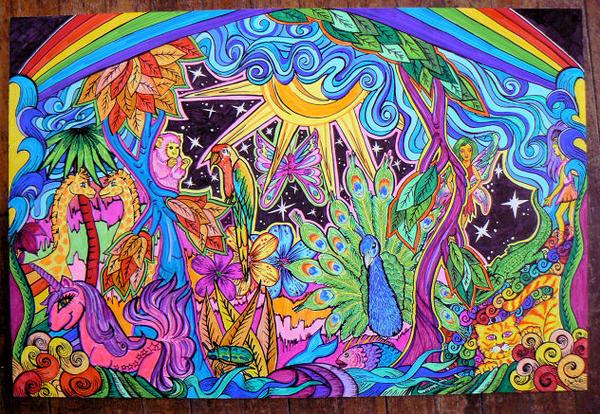 600x414 Sharpie Art B By Chrysdawid - Sharpie Painting
