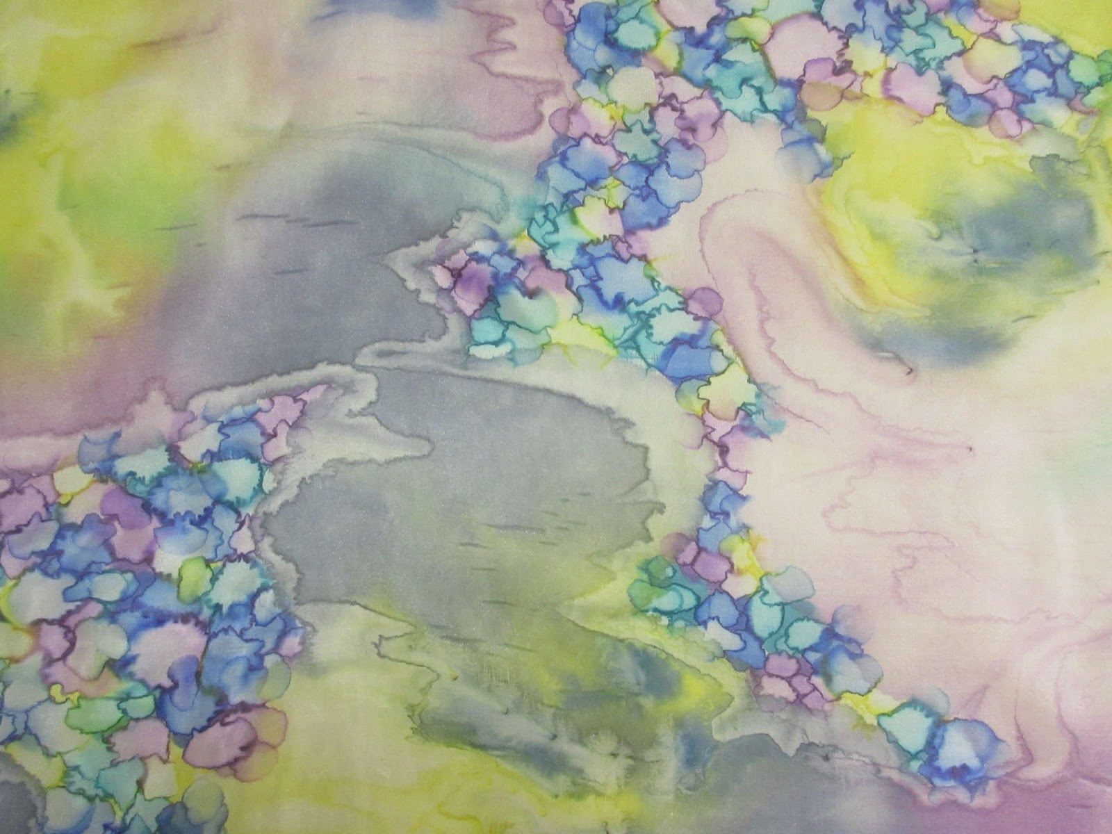 1600x1200 Carol R. Eaton Designs Hand Painted Silk + Sharpie Markers! - Sharpie Painting