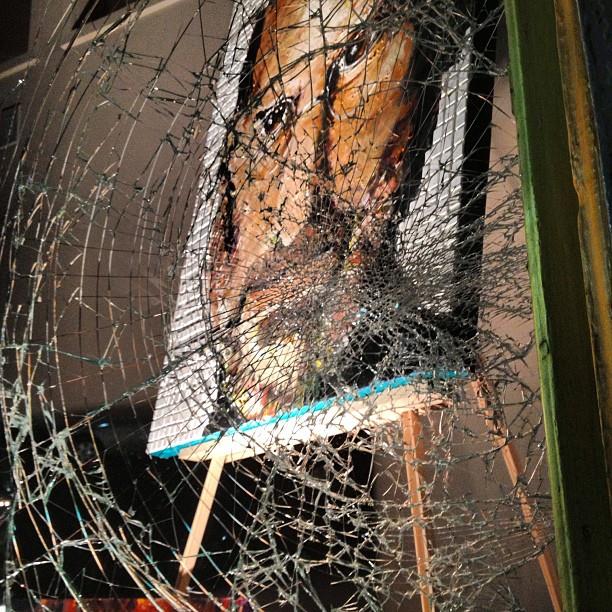 612x612 Shattered Glass In Cincinnati Fine Art, Design - Shattered Glass Painting