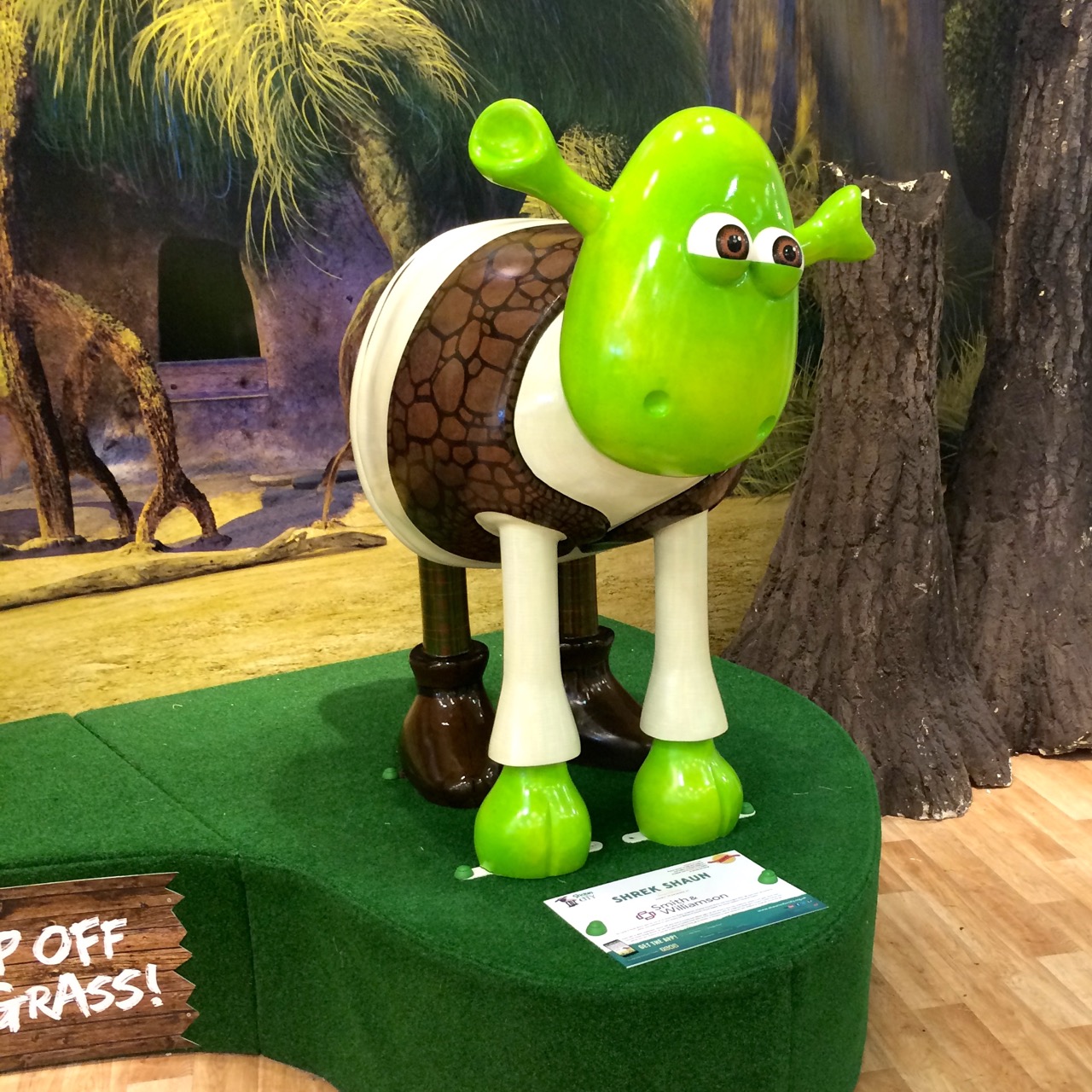 1280x1280 Shrek James Clay's Stuff - Shaun The Sheep Painting