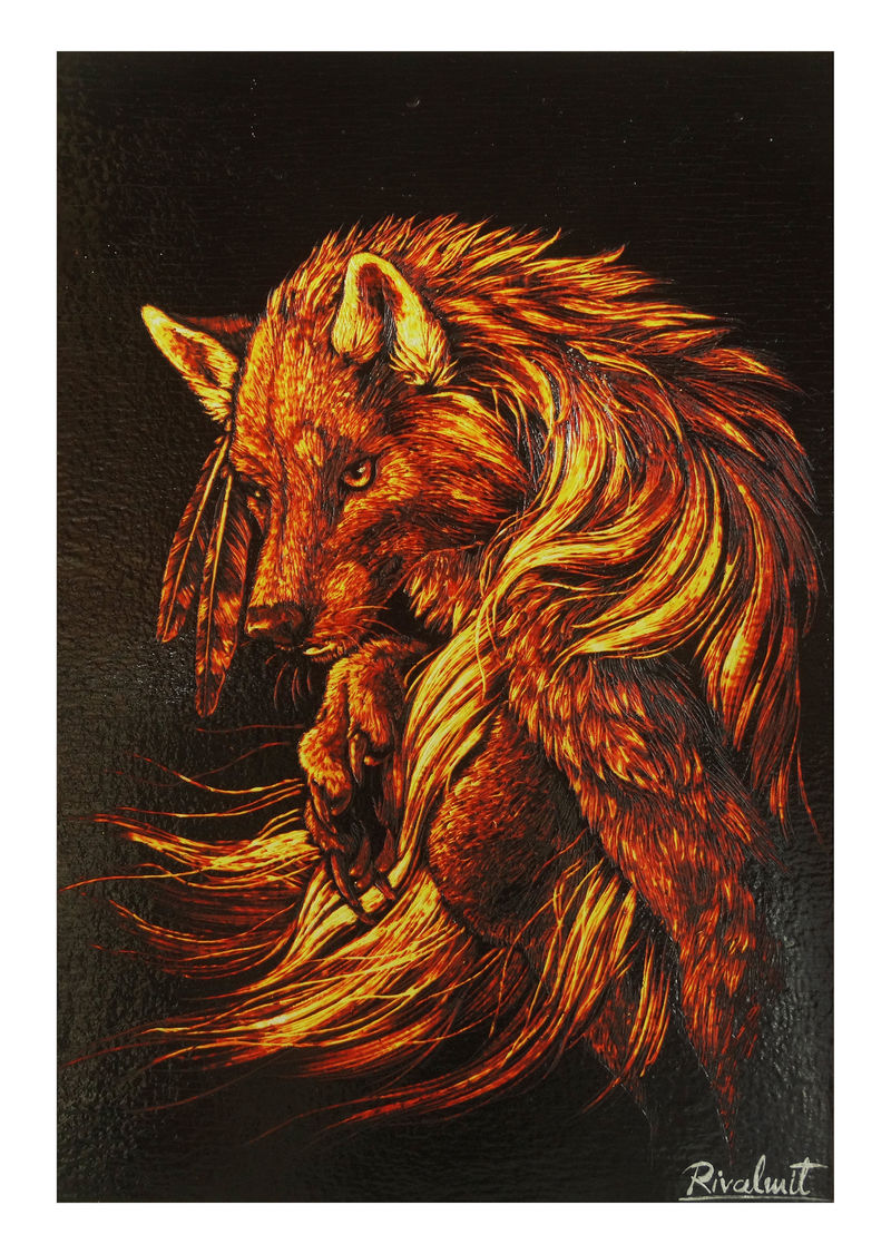 800x1126 Rivalmit Gallery - She Wolf Painting