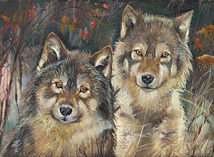300x221 She Wolf Paintings Fine Art America - She Wolf Painting