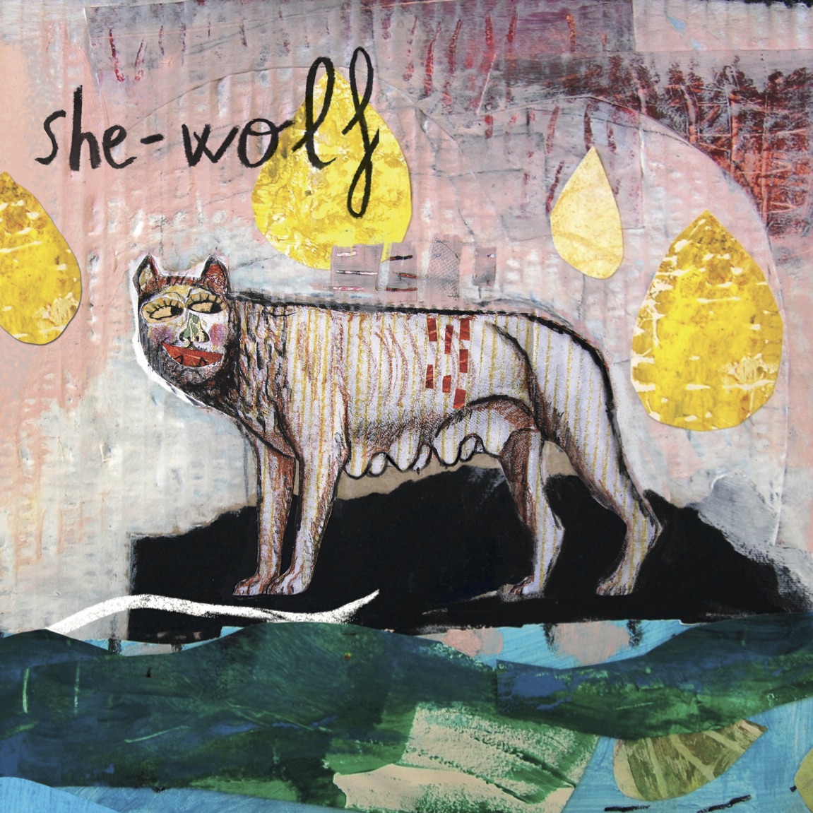 1151x1151 The Roman She Wolf (In French) - She Wolf Painting