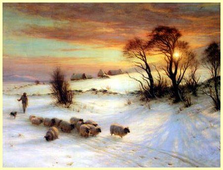 451x343 The 86 Best Joseph Farquharson Images On Oil On Canvas - Sheep In Snow Painting