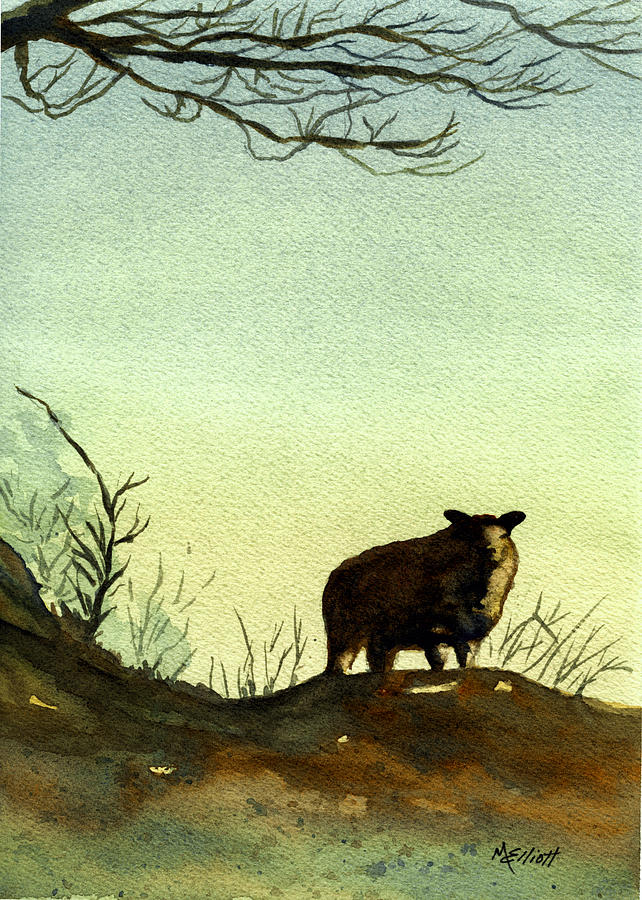 642x900 Parable Of The Lost Sheep Painting By Marsha Elliott - Sheep Painting Images