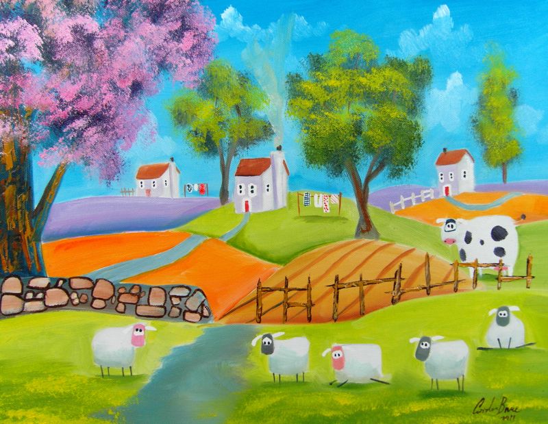 800x619 Sheep Paintings Painting Ideas Paintings, Sheep - Sheep Painting Images