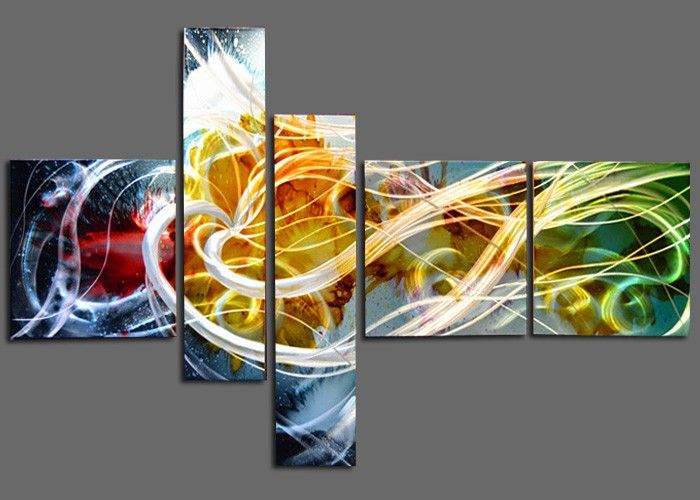 700x500 Perfection Of Metal Wall Art!! Fabulous Painting With Great Color - Sheet Metal Art Painting