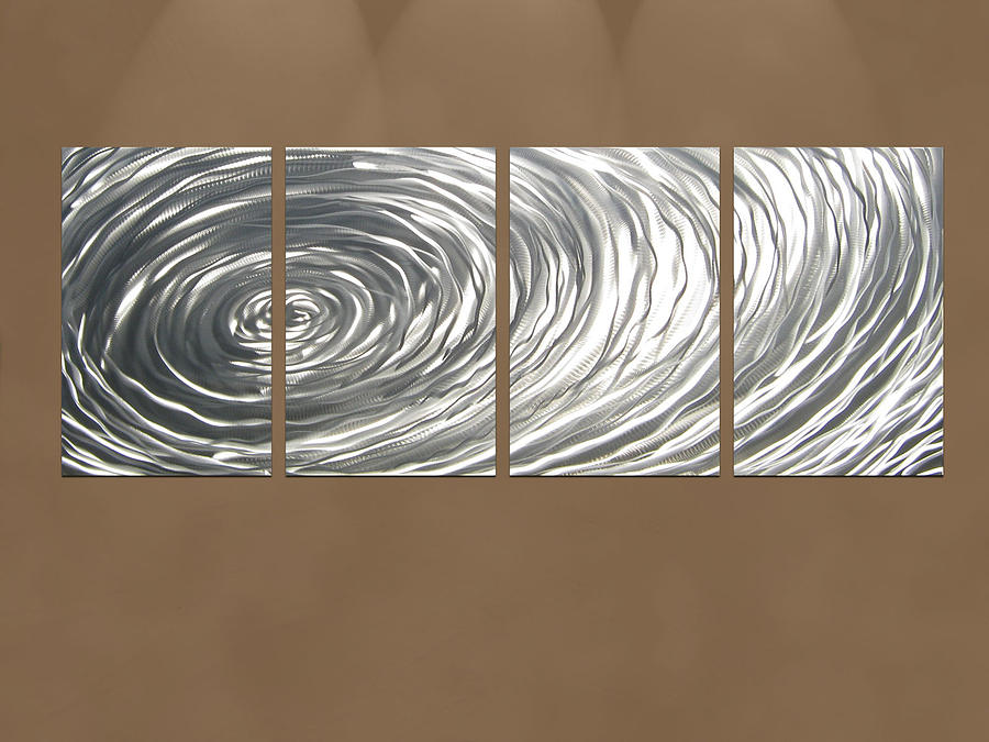 900x675 Ripple Painting By Miles Shay - Sheet Metal Art Painting
