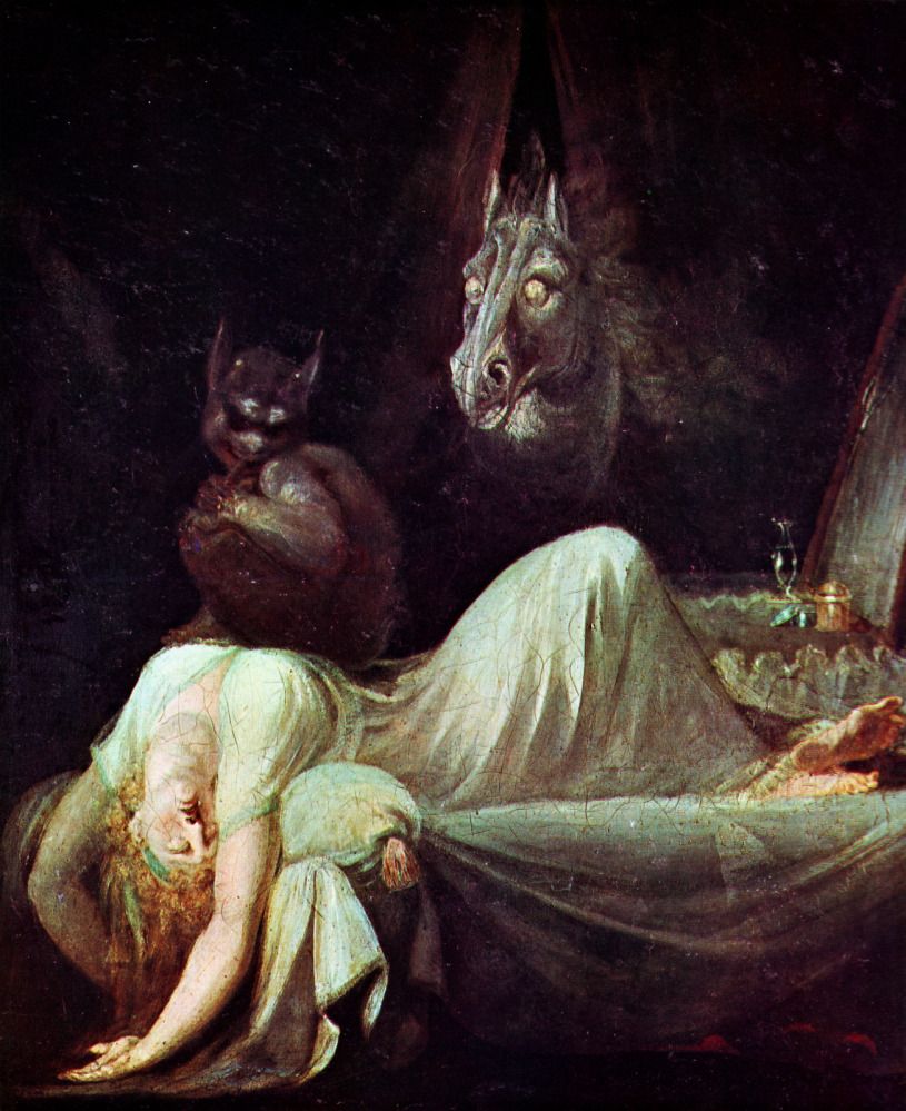 815x999 The Nightmare (Mary Shelley Used This Painting As Inspiration - Shelley Painting