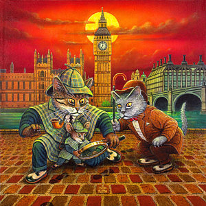 300x300 Sherlock Holmes Paintings Fine Art America - Sherlock Holmes Painting