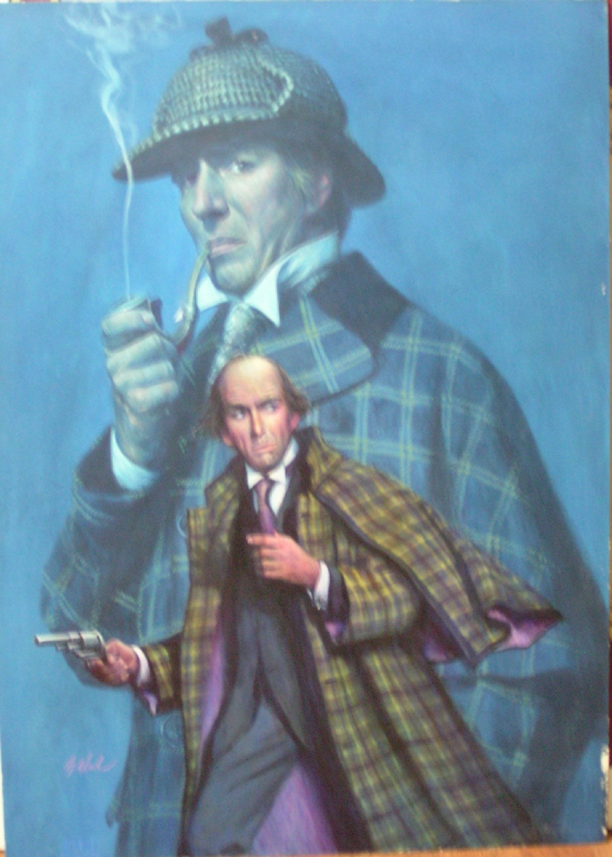 893x1250 Sherlock Holmes Cover Painting , In George Hagenauer's December - Sherlock Holmes Painting