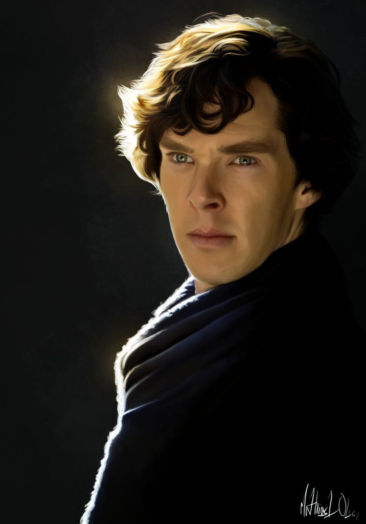 748x1069 Sherlock - Sherlock Painting