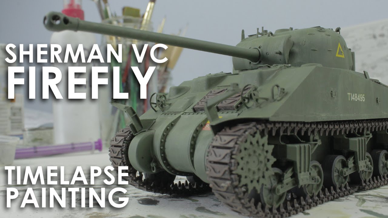 1280x720 Painting The Asuka Sherman Firefly - Sherman Tank Painting