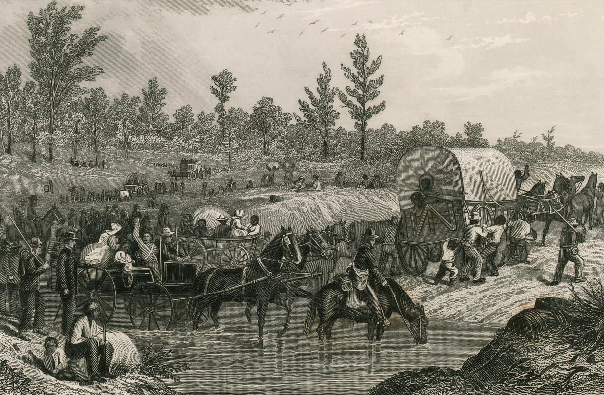 1200x786 Science Source - Shermans March Painting