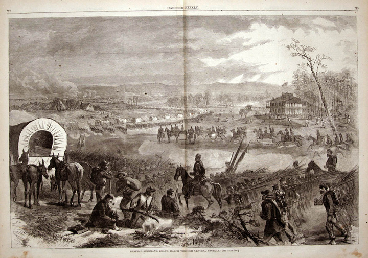 720x505 Aftermath - Shermans March Painting