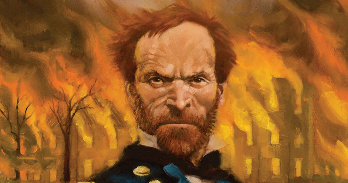 1175x620 Sherman's March To The Sea Our State Magazine - Shermans March Painting