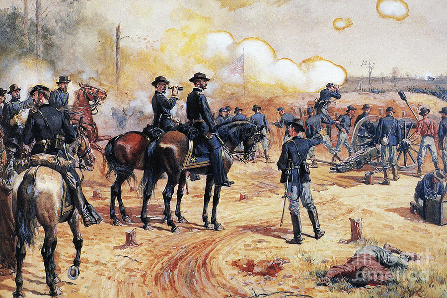 900x601 Shermans March, 1864 Photograph By Granger - Shermans March Painting