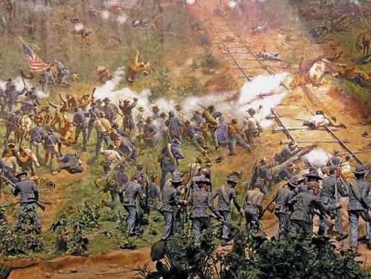 533x400 The Civil War On Emaze - Shermans March Painting