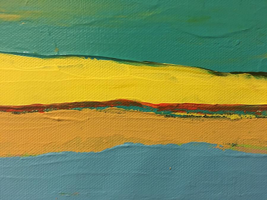 900x675 Summer At Ditch Plains Painting By Sherry Williams - Sherry Williams Painting