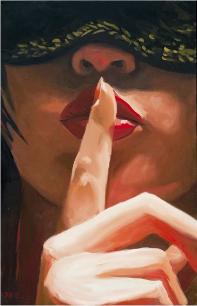 387x600 Shhh Peter O'Neill Gallery - Shh Painting