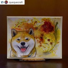 236x236 Shiba Inu Art Gifts, Gifts For Dog Lovers, Doge, Small Art - Shiba Inu Painting