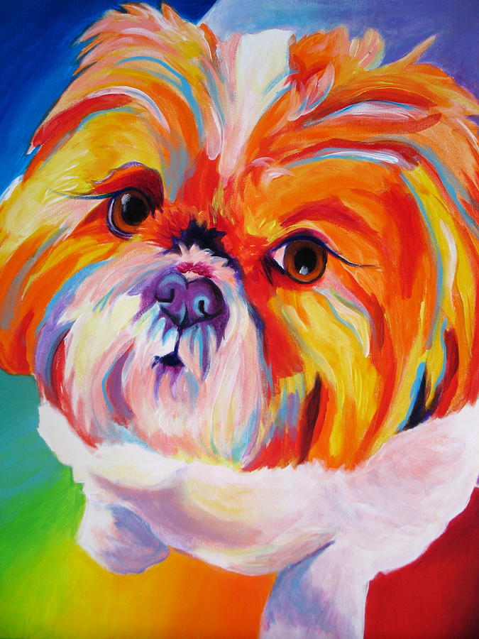 675x900 Shih Tzu - Shih Tzu Painting