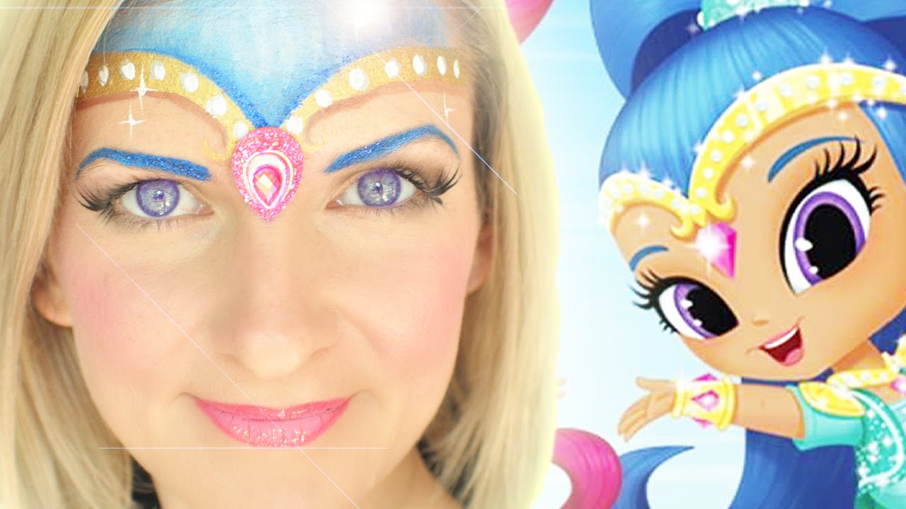1280x720 Nick Jr. Shimmer And Shine Face Painting Tutorial Shine - Shimmer And Shine Painting
