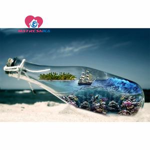 300x300 5d Diamond Painting Ship In A Bottle Kit Bonanza Marketplace - Ship In A Bottle Painting