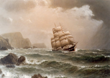 370x263 Holiday Art History Of Oil Painting Art, How Oil Painting - Ship In Storm Painting