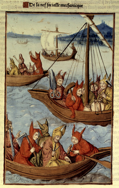 380x600 Ship Of Fools - Ship Of Fools Painting