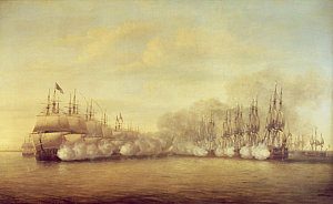 300x184 Ship Of The Line Paintings Fine Art America - Ship Of The Line Painting