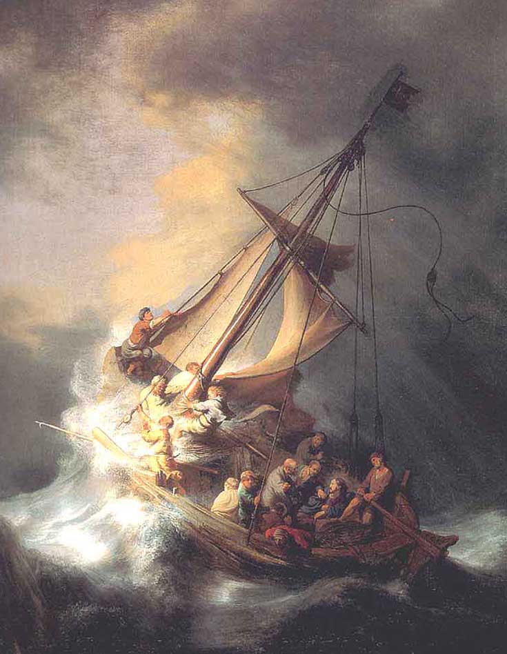 735x948 Art Gallery And Art Galleries Oil Painting Replicas From Oil - Ship Oil Painting